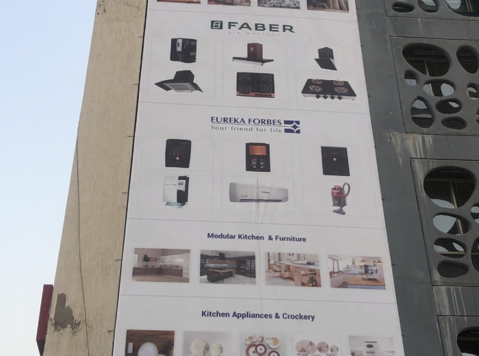 Faber India - Hoarding Installation - Faber Industries